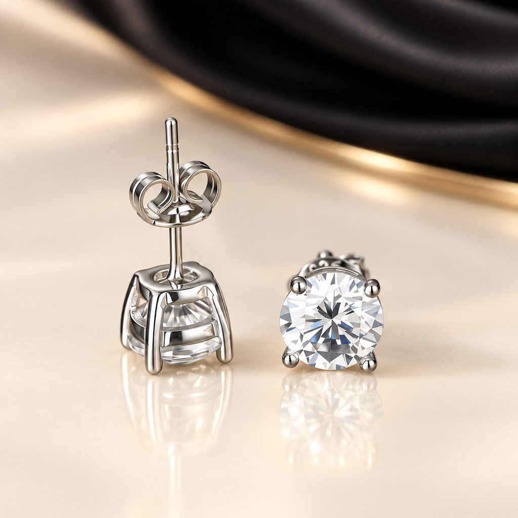 Boucles d’oreilles Éclat JOYA en moissanite