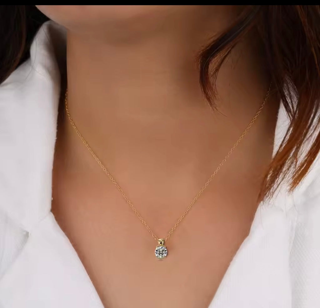 Collier en moissanite 2 carats | JOYA